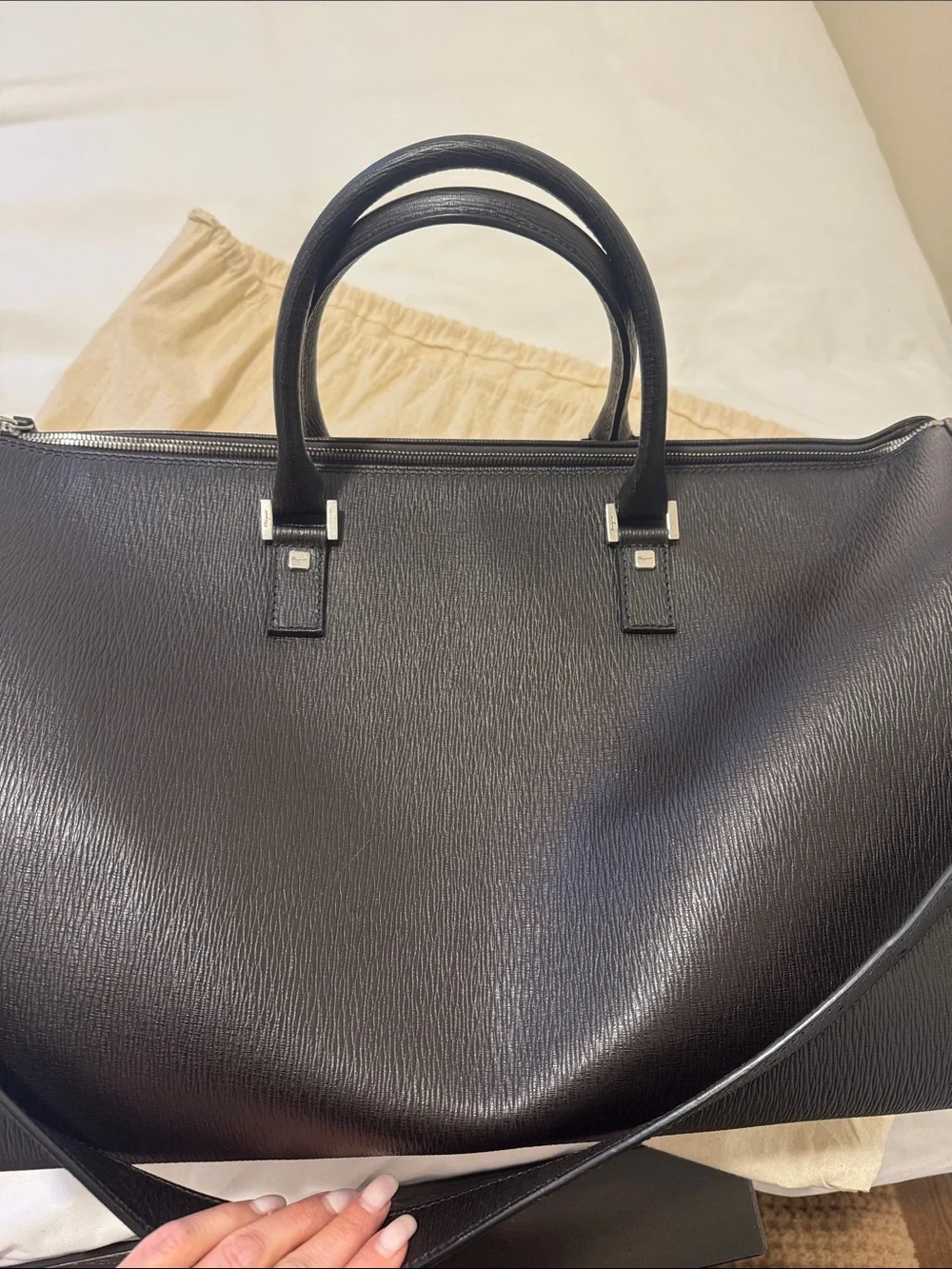 Salvatore Ferragamo Leather Duffle